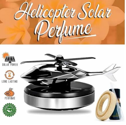 Solar-Powered Helicopter Car Air Freshener