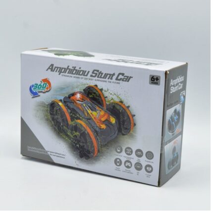 Rechargeable Waterproof RC Amphibious Stunt Car