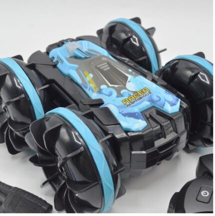 Rechargeable Waterproof RC Amphibious Stunt Car
